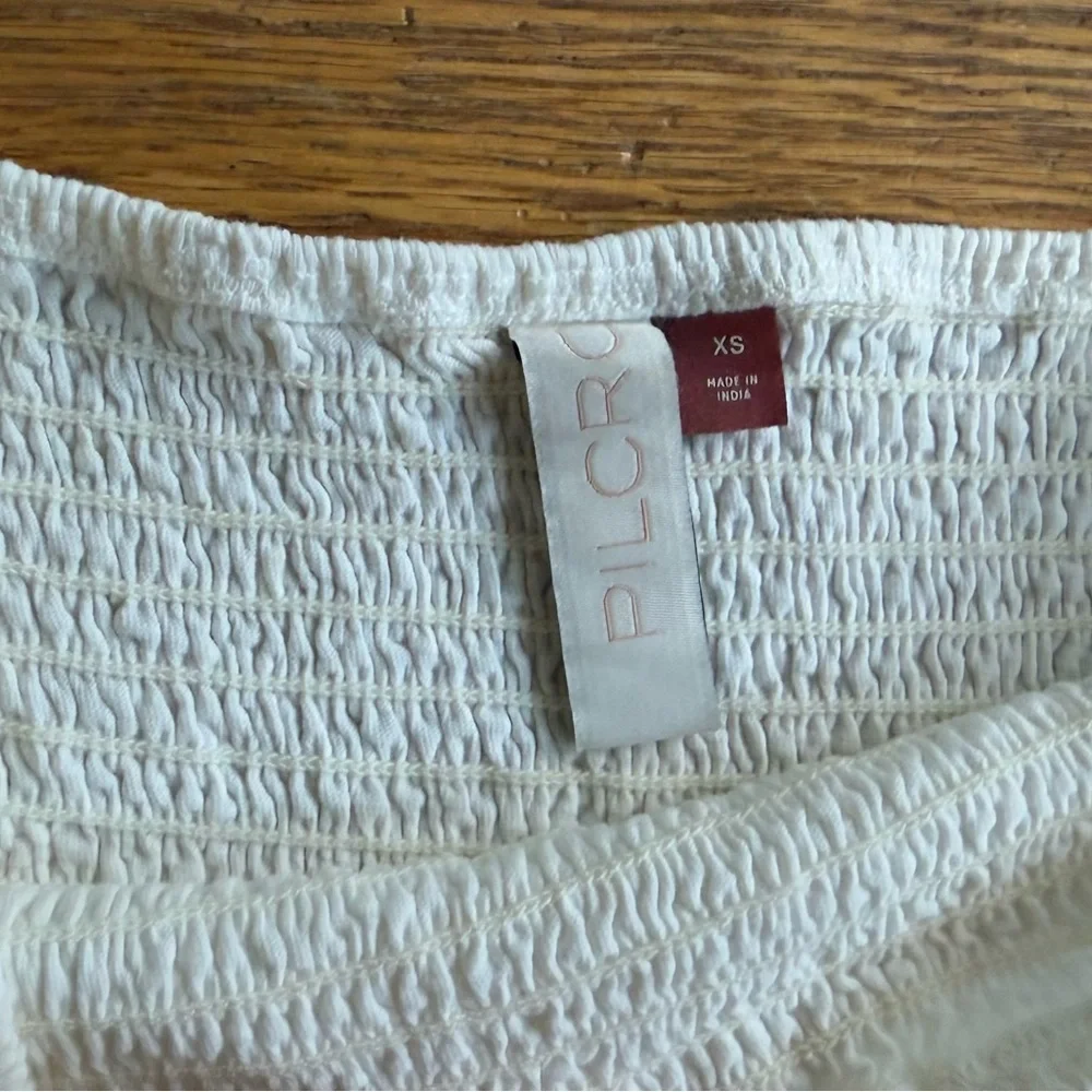 Anthropologie Pilcro Ginny Smocked Top - Size XS